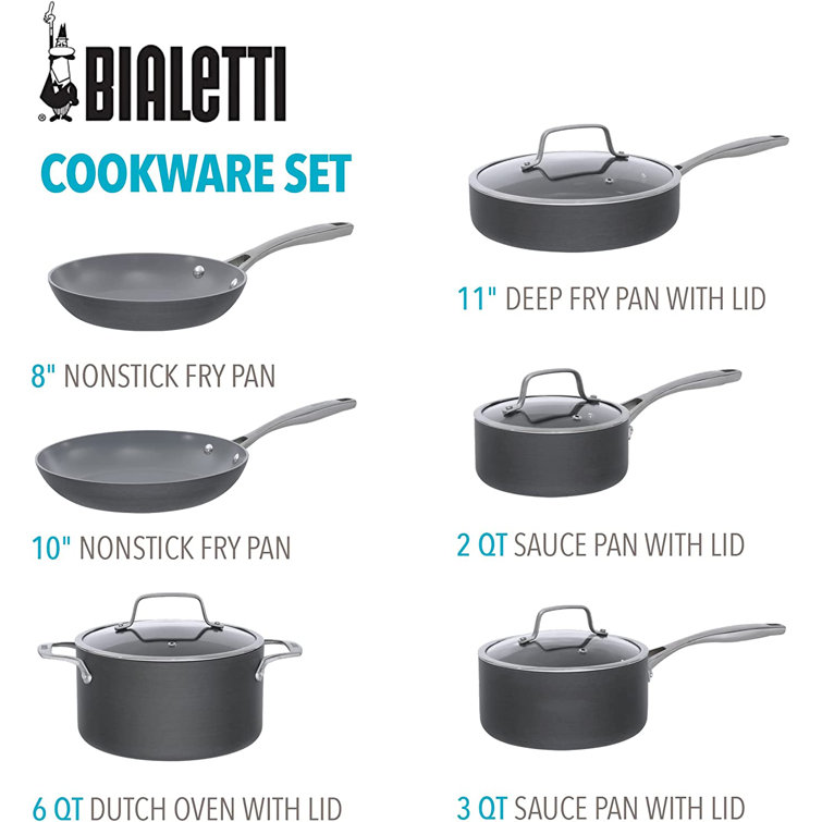 Bialetti cookware 2024 oven safe